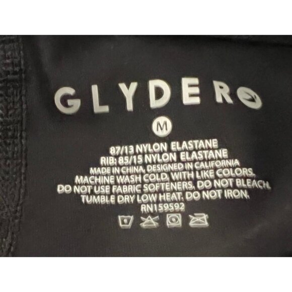 Glyder women's black compression leggings with mesh sides size Medium NWT - Picture 10 of 10
